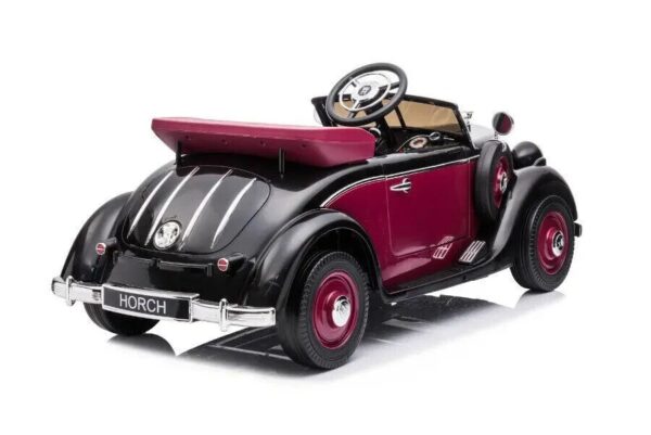 Audi Oldtimer Elektrofahrzeug Horch 930V lizenziertes Kinderauto 24V Leder - Image 4