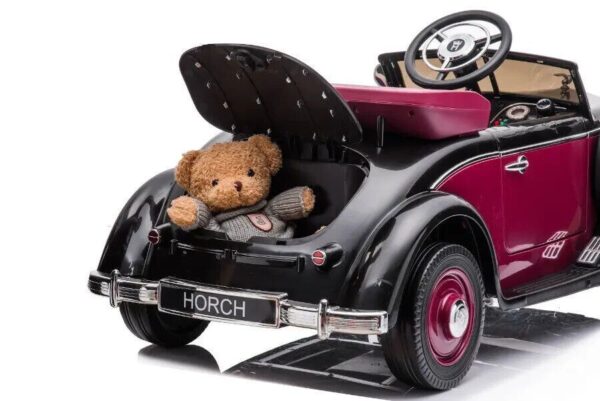 Audi Oldtimer Elektrofahrzeug Horch 930V lizenziertes Kinderauto 24V Leder - Image 6