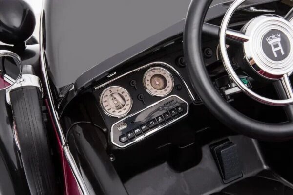 Audi Oldtimer Elektrofahrzeug Horch 930V lizenziertes Kinderauto 24V Leder - Image 7