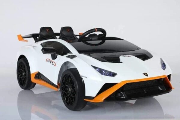 Kinder Elektro Lamborghini Huracan Drift Auto 24V mit Leder & 2 Motoren - Image 4