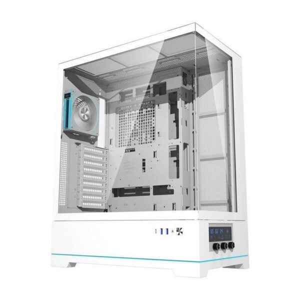 Darkflash DY451L PRO White - Hochwertiges Computergehäuse für Gamer - Image 1