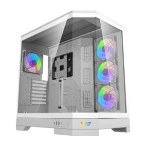 Darkflash DQX90 White – Elegantes Computergehäuse für Gaming und PC-Bau