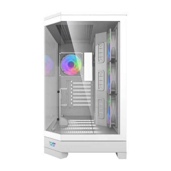 Darkflash DQX90 White – Elegantes Computergehäuse für Gaming und PC-Bau - Image 3