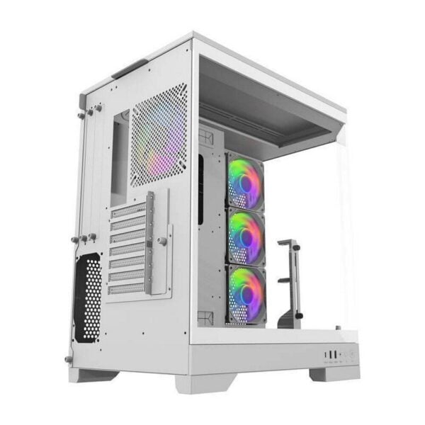 Darkflash DQX90 White – Elegantes Computergehäuse für Gaming und PC-Bau - Image 5