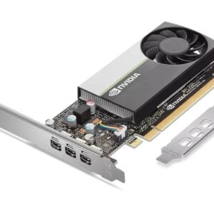NVIDIA T400 4GB Grafikkarte mit 3x MDP-Anschlüssen für hohe Leistung