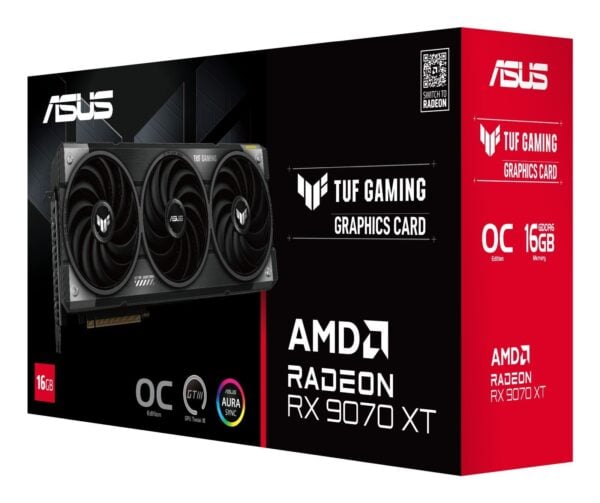 ASUS TUF Gaming Radeon RX 9070 XT 16GB GDDR6 Grafikkarte 256 Bit - Image 10