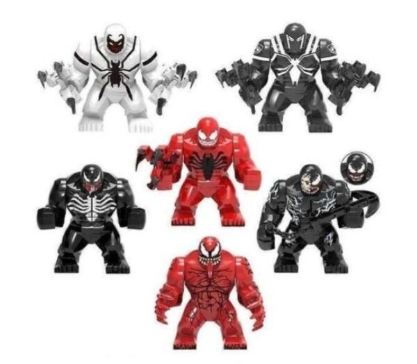 Venom Legends Series 6-teiliges Actionfiguren-Bausteinset Spielzeug