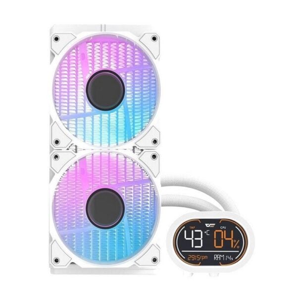 Darkflash DH240D White - Hochleistungs-CPU-Kühler für Gaming-PCs - Image 2