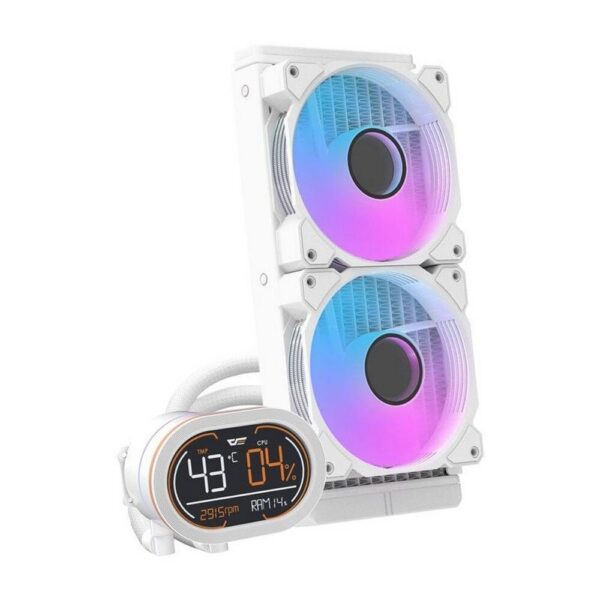 Darkflash DH240D White - Hochleistungs-CPU-Kühler für Gaming-PCs - Image 3