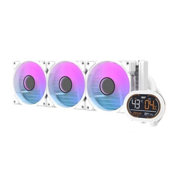 Darkflash DH360D White CPU-Kühler – Effiziente Kühlung für Gaming-PCs - Image 1