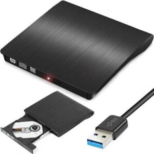 USB 3.0 Externes CD-DVD Brenner Laufwerk Slim Portable mit USB Kabel