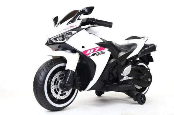Elektro Kindermotorrad 888 12V mit LED Rädern, Musik & Stützrädern - Image 9
