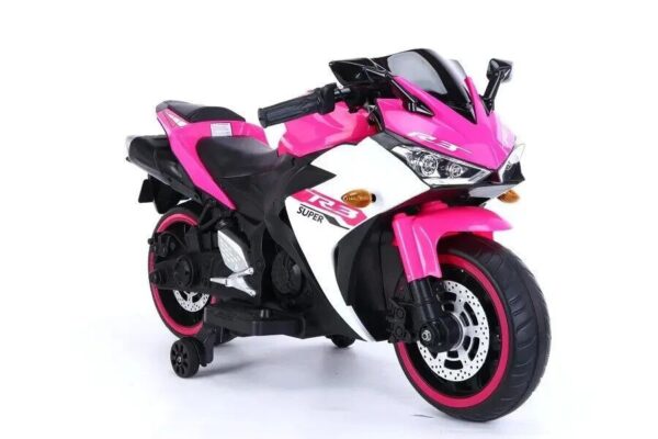 Elektro Kindermotorrad 888 12V mit LED Rädern, Musik & Stützrädern - Image 12