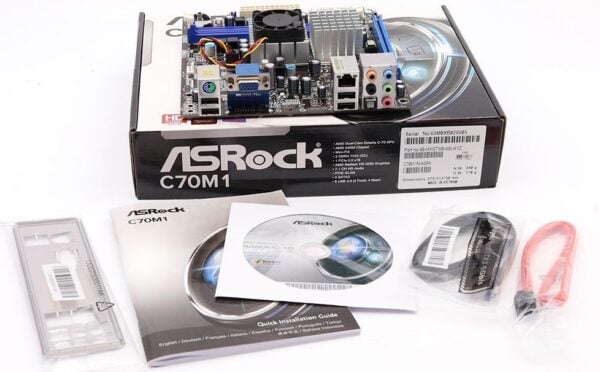 ASRock C70M1 Mainboard HD6290 Sockel VGA SND SATA III DDR3 kaufen - Image 4