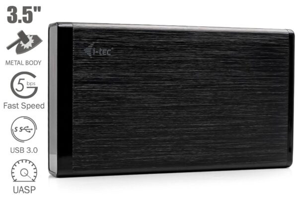 i-Tec 250GB externe Festplatte 3.5'' USB 3.0 MYSAFE35U401 - schwarz - Image 2