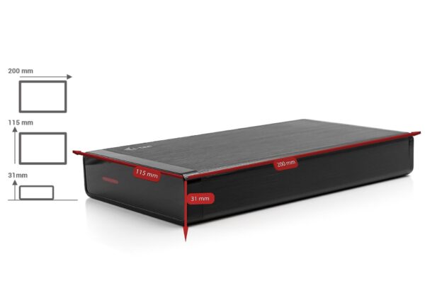 i-Tec 250GB externe Festplatte 3.5'' USB 3.0 MYSAFE35U401 - schwarz - Image 4