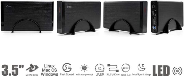 i-Tec 5TB externe Festplatte USB 3.0 3.5" MYSAFE35U401 mit 64MB Cache - Image 6