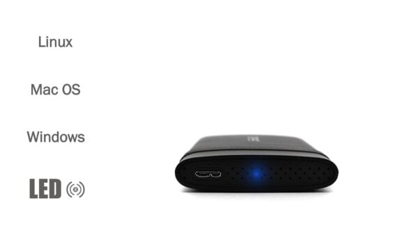 Orico USB 3.0 externes 2.5 Zoll Festplattengehäuse 2538U3 ohne HDD