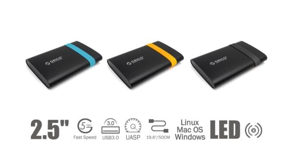 Orico USB 3.0 externes 2.5 Zoll Festplattengehäuse 2538U3 ohne HDD - Image 6