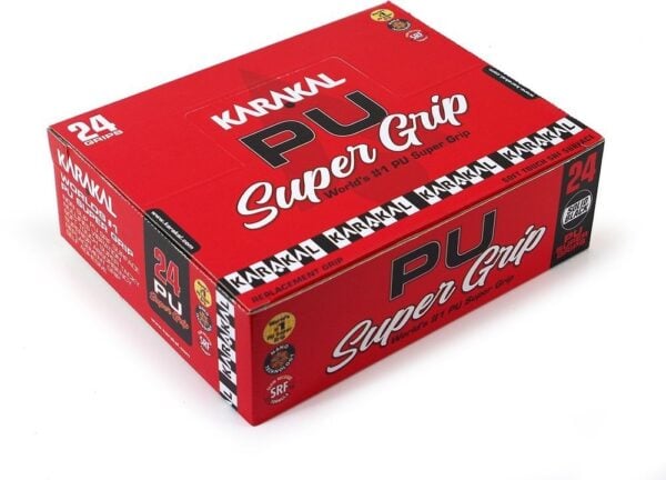 Karakal PU Super Grip Black - 24 Stück für optimalen Halt und Komfort
