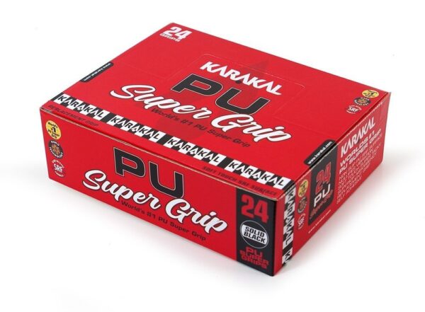 Karakal PU Super Grip Black - 24 Stück für optimalen Halt und Komfort - Image 1