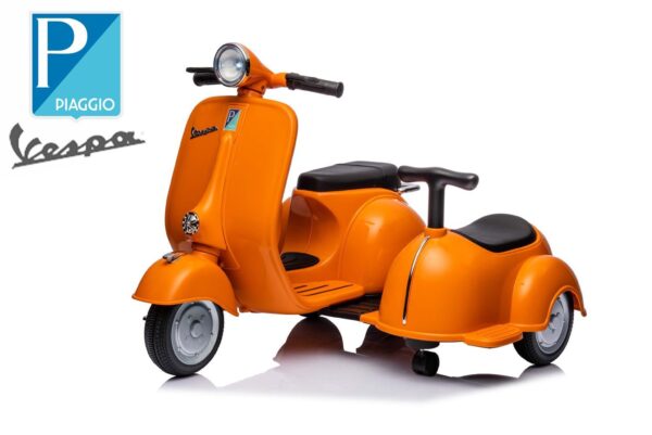 Elektro Kinder Motorrad Vespa 150 VL1T mit Beiwagen 30W 6V 4.5A