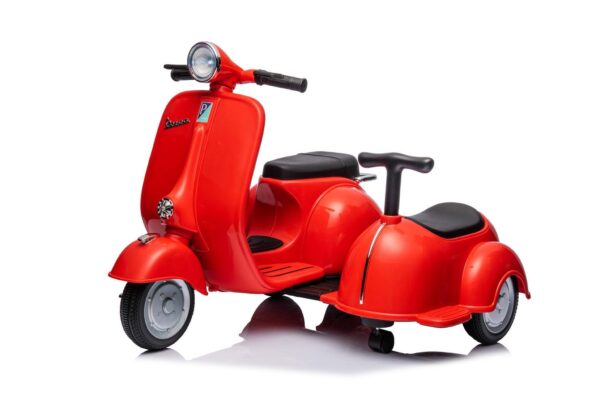 Elektro Kinder Motorrad Vespa 150 VL1T mit Beiwagen 30W 6V 4.5A - Image 1