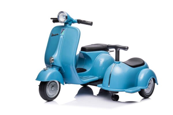 Elektro Kinder Motorrad Vespa 150 VL1T mit Beiwagen 30W 6V 4.5A - Image 2