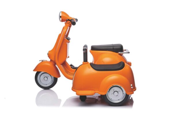Elektro Kinder Motorrad Vespa 150 VL1T mit Beiwagen 30W 6V 4.5A - Image 6