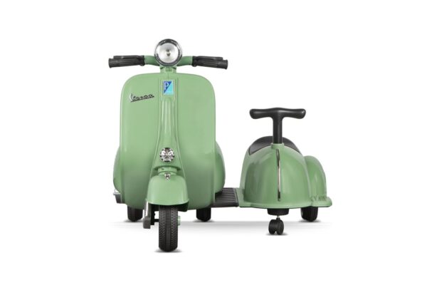 Elektro Kinder Motorrad Vespa 150 VL1T mit Beiwagen 30W 6V 4.5A - Image 8