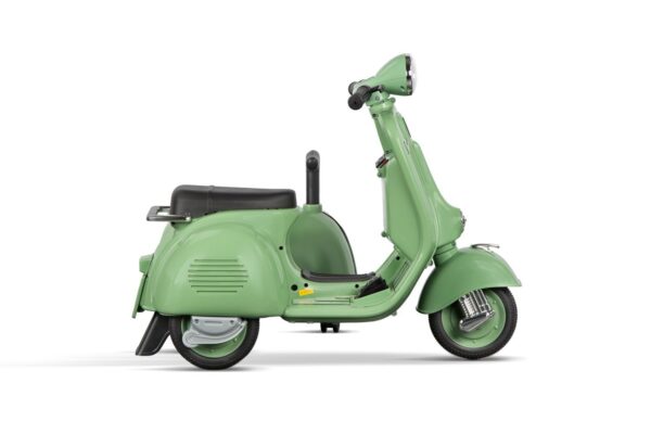 Elektro Kinder Motorrad Vespa 150 VL1T mit Beiwagen 30W 6V 4.5A - Image 9