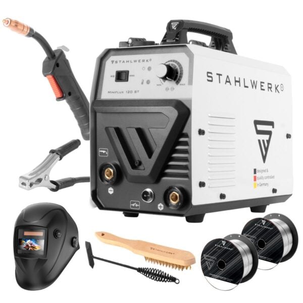 Stahlwerk Mini FLUX 120 ST Schweißgerät mit ARC & MMA-Funktion