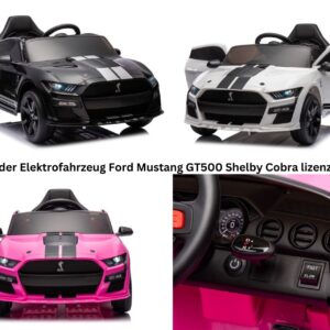 Kinder Elektroauto Ford Mustang GT500 Shelby Cobra lizenziert für Spaß