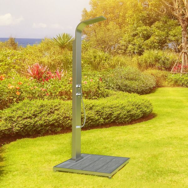 Designer Gartendusche V4A Edelstahl Modell „HONOLULU“ für stilvolle Gärten - Image 7