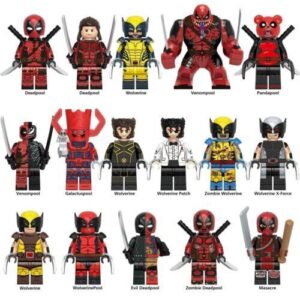Benutzerdefinierte Lego Minifiguren Set: Deadpool & Wolverine Spielzeug