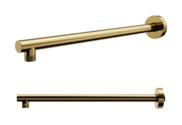 Thermostatisches Duschsystem LUGO Unterputz Armatur mit goldener Kopfbrause - Image 10