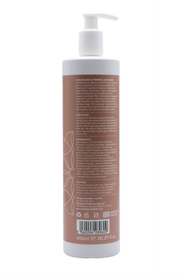 Margaret Dabbs Concealing & Firming Leg Serum 600ml - Lichtreflektierender Glow - Image 1
