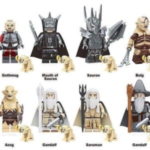 8er Set Herr der Ringe Klemmbaustein Minifiguren MOC Neuheiten