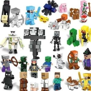 29-teiliges Minecraft Bausteine Set mit Minifiguren für kreatives Spielen