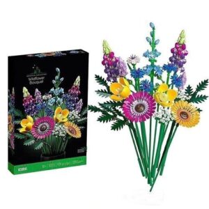 Wildblumenstrauß Set 10313 - Künstliche Blumen mit Mohn & Lavendel
