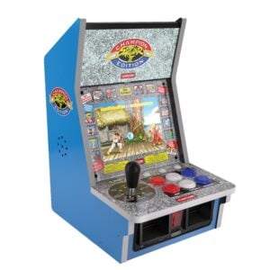 Blaze Evercade Alpha Bartop Arcade „Street Fighter“ mit 6 Spielen - Neu OVP
