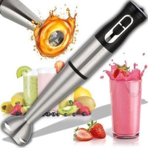 Stabmixer Hand Blender 1200W Silber - Hochleistungs Mixer von Retoo