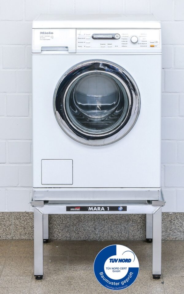 Robustes Aluminium Untergestell für Waschmaschinen, 150 kg Traglast, rostfrei