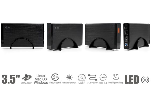 i-tec 14TB Externe Festplatte 3.5" USB 3.0 für Backup MYSAFE35U401 - Image 7
