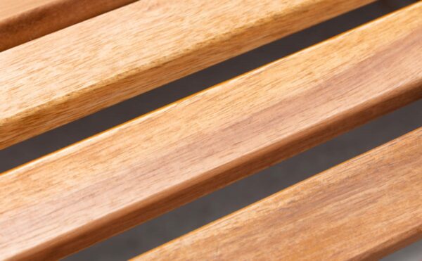 Ergonomische Doppelschwungliege XXL aus Akazienholz für Garten & Freizeit - Image 2