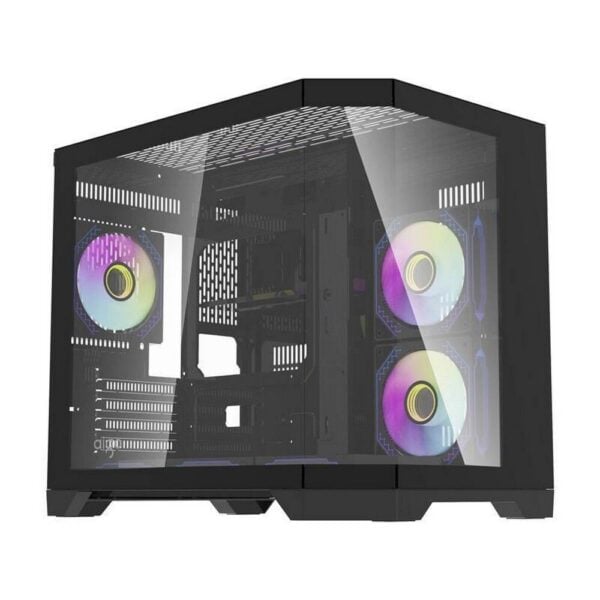 Darkflash FT418 Black Computergehäuse – Stylisches Gaming-Case