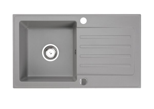 Granitspüle 76x44 cm – Einbauspüle mit Siphon Set in verschiedenen Farben - Image 10