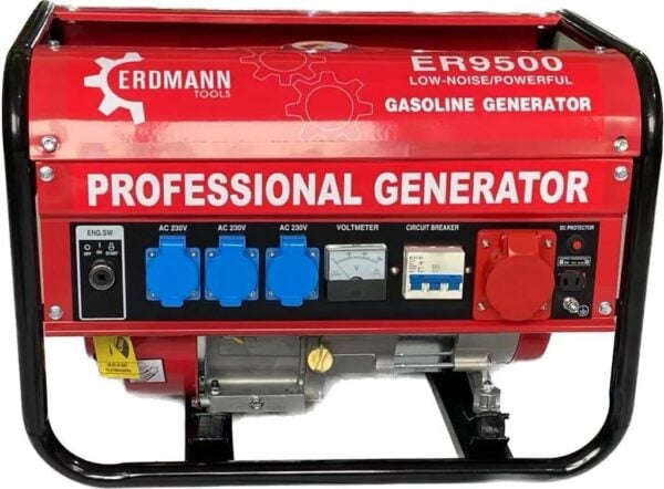 Benzin Notstromaggregat 4-Takt 6,5 PS Generator für zuverlässige Stromversorgung
