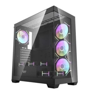 Darkflash DS900 Black Computergehäuse mit Lüftern – Hochwertig & Stylisch