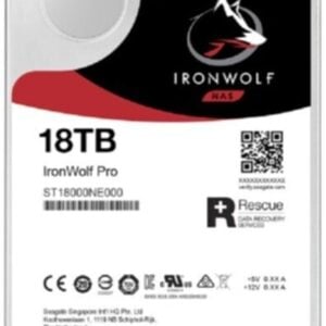 Seagate IronWolf Pro 18TB NAS-HDD ST18000NT001 für zuverlässige Datenspeicherung
